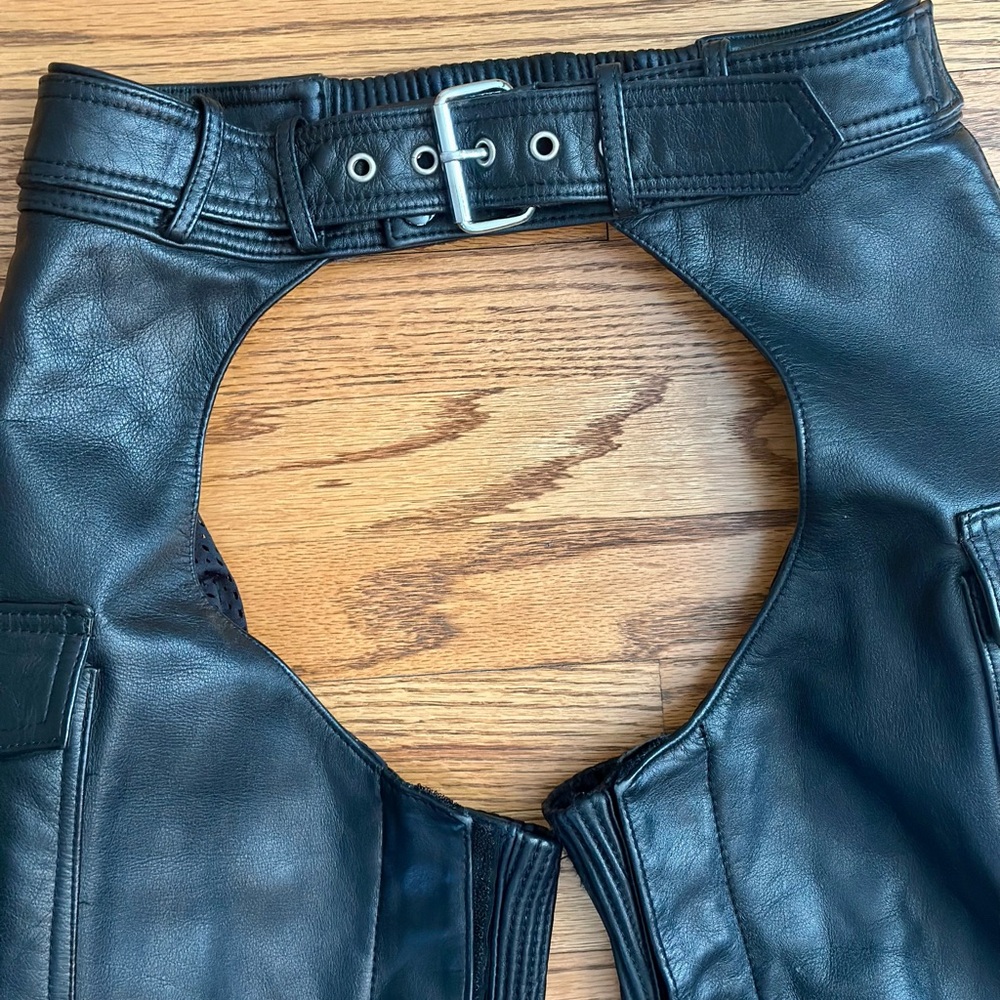 Harley-Davidson Women’s Leather Chaps by Hein Gericke - Size Small - Picture 2 of 9